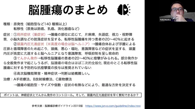 脳腫瘍と看取り