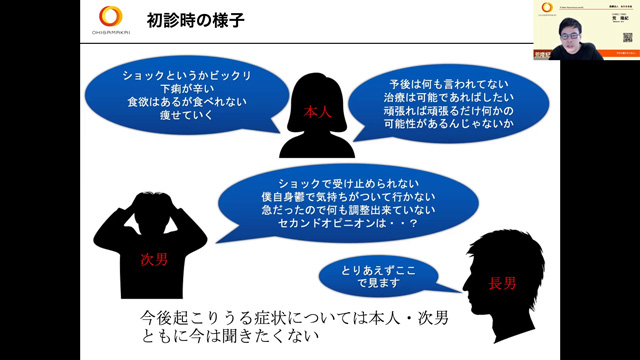 訪問診療を望まない末期癌患者
