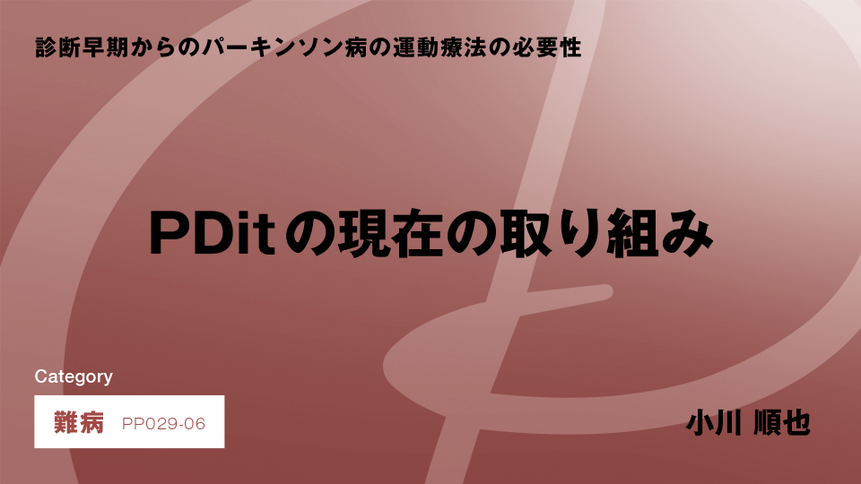 ［CH06］PDitの現在の取り組み